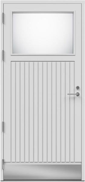 Дверь входная Kaski UOL23, Белый NCS S 0502-Y, M10x21, Левая