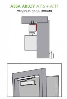 Угловая монтажная пластина ABLOY® A116 (DC116)