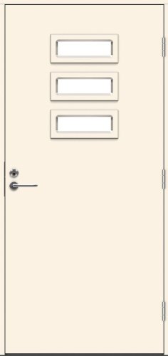 Теплая входная дверь SWEDOOR by Jeld-Wen Function Carribean Eco, М10x21, Правая