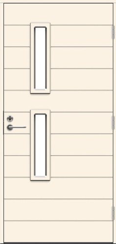 Теплая входная дверь SWEDOOR by Jeld-Wen Function Pamlico Eco, М10x21, Правая