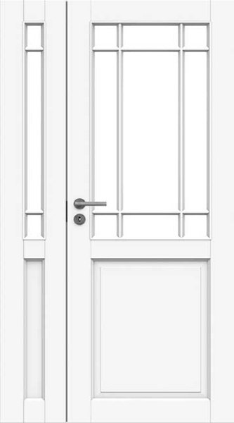Дверь белая массивная SWEDOOR by Jeld-Wen Craft 131, расширение, M12(9+3)х21, Правая, Белый NCS S 0502-Y