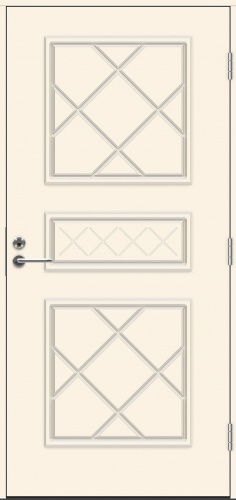  Теплая входная дверь SWEDOOR by Jeld-Wen Classic Sousa Eco, M10x21, Правая