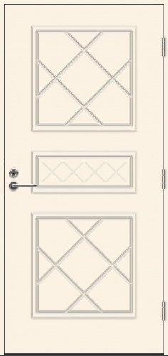 Теплая входная дверь SWEDOOR by Jeld-Wen Classic Sousa Eco, M10x21, Правая