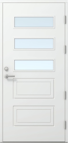 Дверь входная Kaski FE18, Красный, RR29, M10x21, Правая
