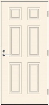 фото теплая входная дверь swedoor by jeld-wen classic ravel eco