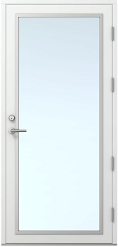 Дверь входная Kaski Vuoksi Thermo,белая, с замком ABLOY LC200