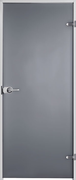 Дверь SWEDOOR by Jeld-Wen модель Bath Harmaa+, M7x21,  Стекло серое