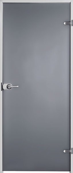 Дверь SWEDOOR by Jeld-Wen модель Bath Harmaa+, M7x21,  Стекло серое