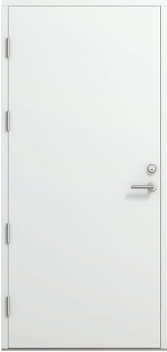 Дверь входная Kaski Olos, Белый NCS S 0502-Y, M10x21, Левая