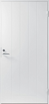 Теплая финская входная дверь SWEDOOR by Jeld-Wen Basic B0010, белая