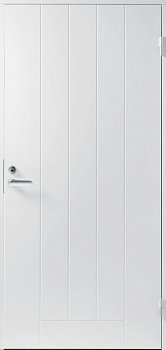 Теплая финская входная дверь SWEDOOR by Jeld-Wen Basic B0010, белая