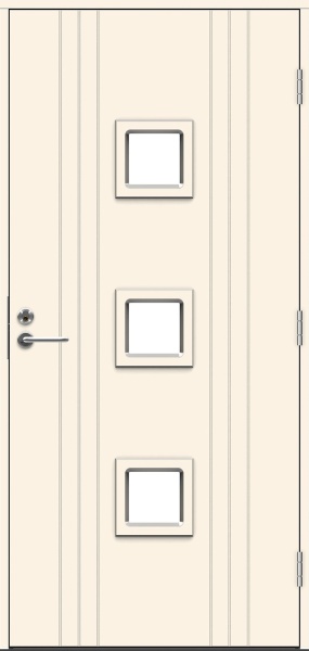 Теплая входная дверь SWEDOOR by Jeld-Wen Function Java Eco, М10x21, Правая