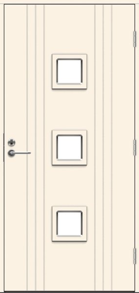 Теплая входная дверь SWEDOOR by Jeld-Wen Function Java Eco, М10x21, Правая