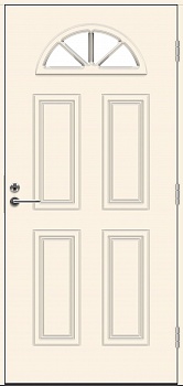 фото теплая входная дверь swedoor by jeld-wen classic clementti eco