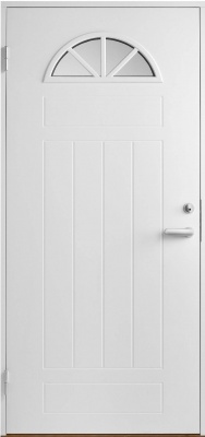 Теплая входная дверь SWEDOOR by Jeld-Wen Basic B0050, белая фотография