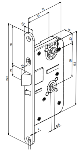  ABLOY  LE186 ONE FIT