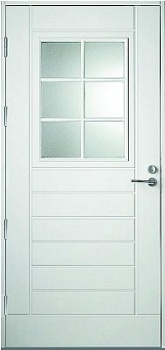 УЦЕНКА (№14) UOL13 (L13T10WL2) Thermo KASKI со стеклом,Белая NCS S 0502-Y, 10*21, ЛЕВ, замок  LC200