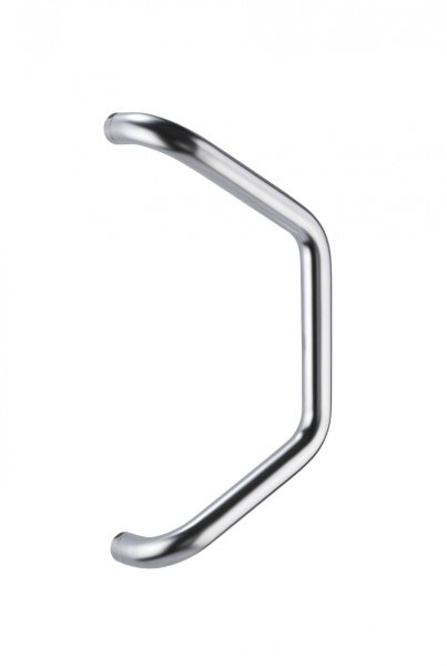 Ручка-скоба Abloy (Аблой) Forma 343-30/400, 400 мм, CR Хром блестящий, LK (двустороннее сквозное крепление)