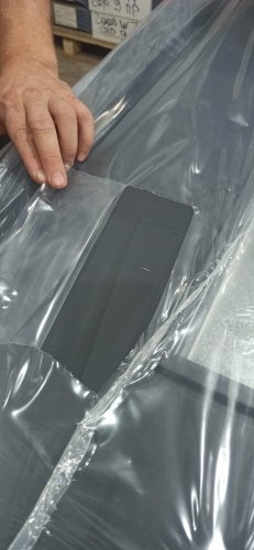 УЦЕНКА (№51) UOL13 Thermo KASKI со стеклом, серая RR23, 10*21, ЛЕВ, замок  LC200