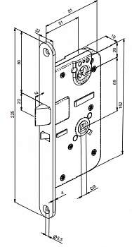 Замок ABLOY®  LE183 ONE FIT