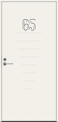    SWEDOOR by Jeld-Wen Character Digits Eco 