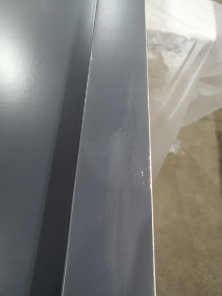 УЦЕНКА (№44) UO1 (O109GL) KASKI глухая, Серая RR23, 9*21, ЛЕВАЯ, замок ASSA 8765