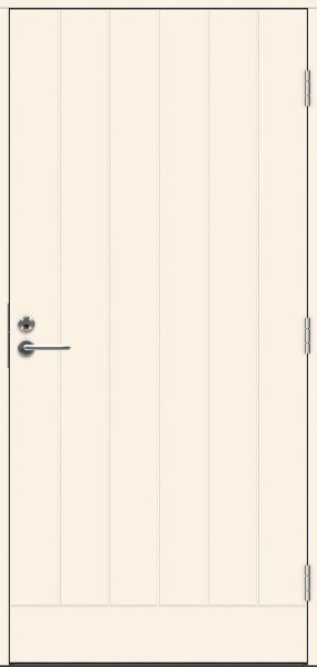 Теплая входная дверь SWEDOOR by Jeld-Wen Function Barents Eco, М10x21, Правая