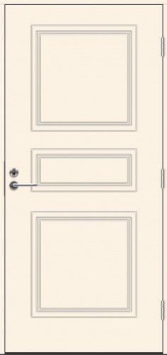 Теплая входная дверь SWEDOOR by Jeld-Wen Classic Puccini Eco, M10x21, Правая