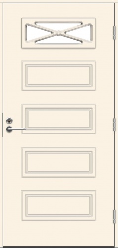  Теплая входная дверь SWEDOOR by Jeld-Wen Classic Schubert Eco, M10x21, Правая