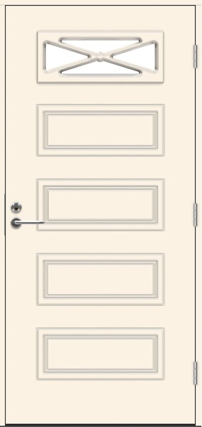 Теплая входная дверь SWEDOOR by Jeld-Wen Classic Schubert Eco, M10x21, Правая