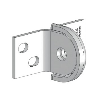 Петли Abloy PL204 для навесных замков с дужкой до 12 мм.