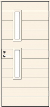 фото теплая входная дверь swedoor by jeld-wen function pamlico eco