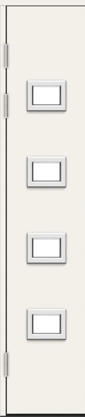 Открывающаяся боковая створка SWEDOOR by Jeld-Wen модель AL1200 W53, М5х21, Левая, Белый NCS S 0502-Y