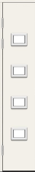 Открывающаяся боковая створка SWEDOOR by Jeld-Wen модель AL1200 W53, М5х21, Левая, Белый NCS S 0502-Y