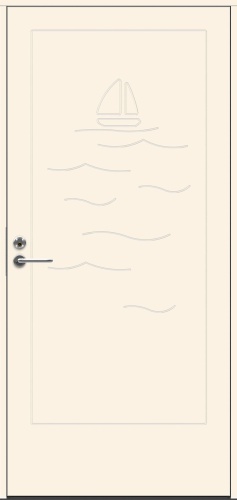 Теплая входная дверь SWEDOOR by Jeld-Wen Character Ponto Eco, М10x21, Правая