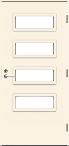 Теплая входная дверь SWEDOOR by Jeld-Wen Function Elbe Eco, М10x21, Правая