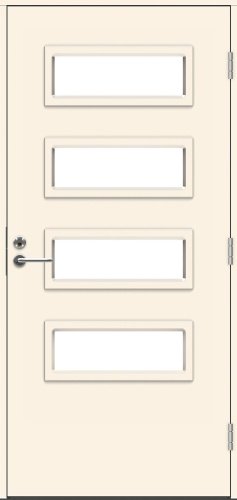 Теплая входная дверь SWEDOOR by Jeld-Wen Function Elbe Eco, М10x21, Правая