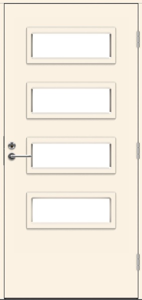 Теплая входная дверь SWEDOOR by Jeld-Wen Function Elbe Eco, М10x21, Правая