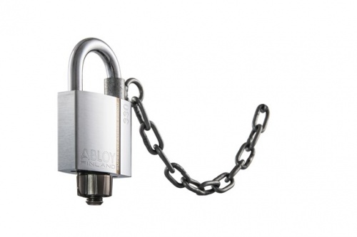 Всепогодный навесной замок Abloy (Аблой) PLM330, дужка 8 мм, 25 мм, T-Protec-2 (1.97 млрд. вариантов ключа)