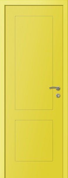 Дверь Капелли Multicolor Ф2К, M7x21, RAL1018 - жёлтый