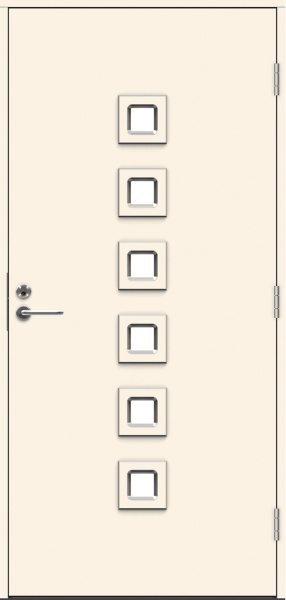 Теплая входная дверь SWEDOOR by Jeld-Wen Function Arafura Eco, М10x21, Правая