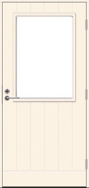 Входная дверь для террас и балконов SWEDOOR by Jeld-Wen Terrace Brahms Eco, M10x21, Правая