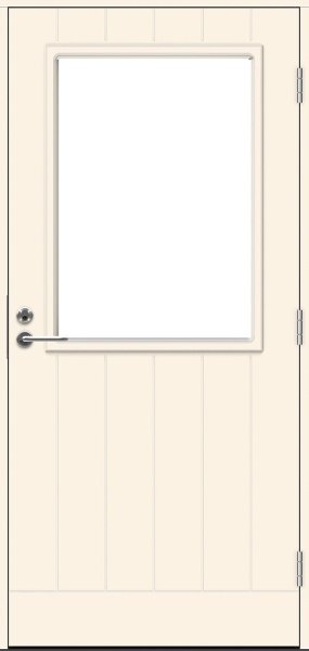 Входная дверь для террас и балконов SWEDOOR by Jeld-Wen Terrace Brahms Eco, M10x21, Правая