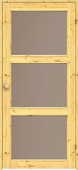 Дверь SWEDOOR by Jeld-Wen Sauna Retro SL31, бронзовое стекло, коробка и ручка сосна