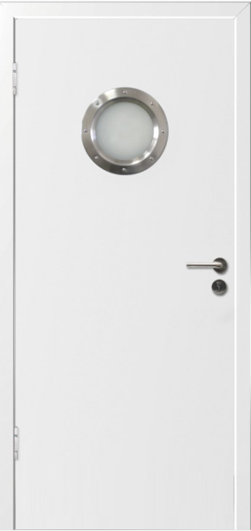 Дверь Kapelli classic с иллюминатором, М7x21, белая