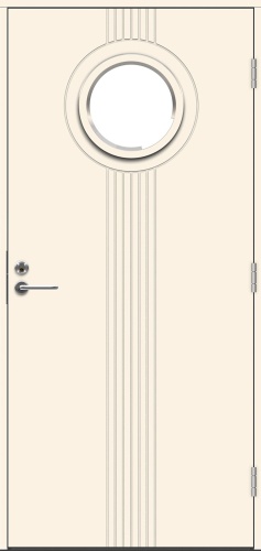 Теплая входная дверь SWEDOOR by Jeld-Wen Function Kara Eco, М10x21, Правая