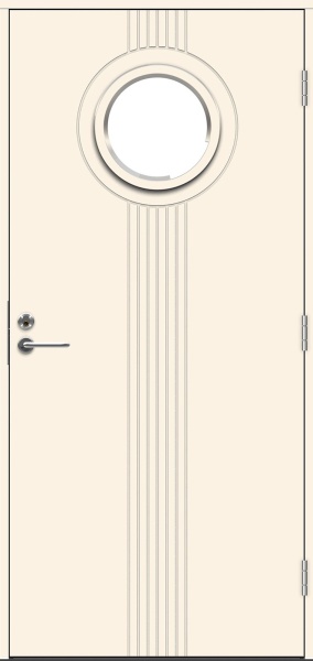 Теплая входная дверь SWEDOOR by Jeld-Wen Function Kara Eco, М10x21, Правая