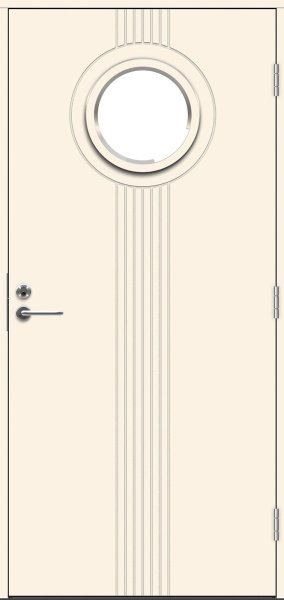 Теплая входная дверь SWEDOOR by Jeld-Wen Function Kara Eco, М10x21, Правая