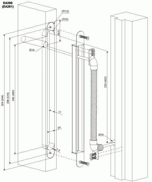 Кабелепроход Abloy (Аблой) EA281