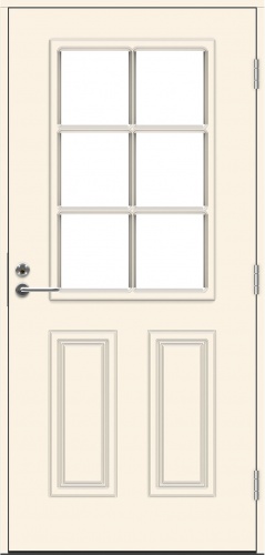  Теплая входная дверь SWEDOOR by Jeld-Wen Classic Monteverdi Eco, M10x21, Правая